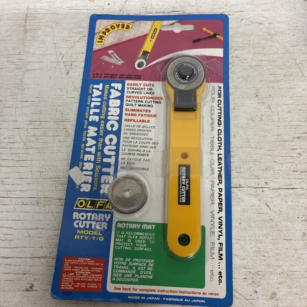OLFA RTY-1/G 28mm Rotary Cutter New in Package Free Shipping
